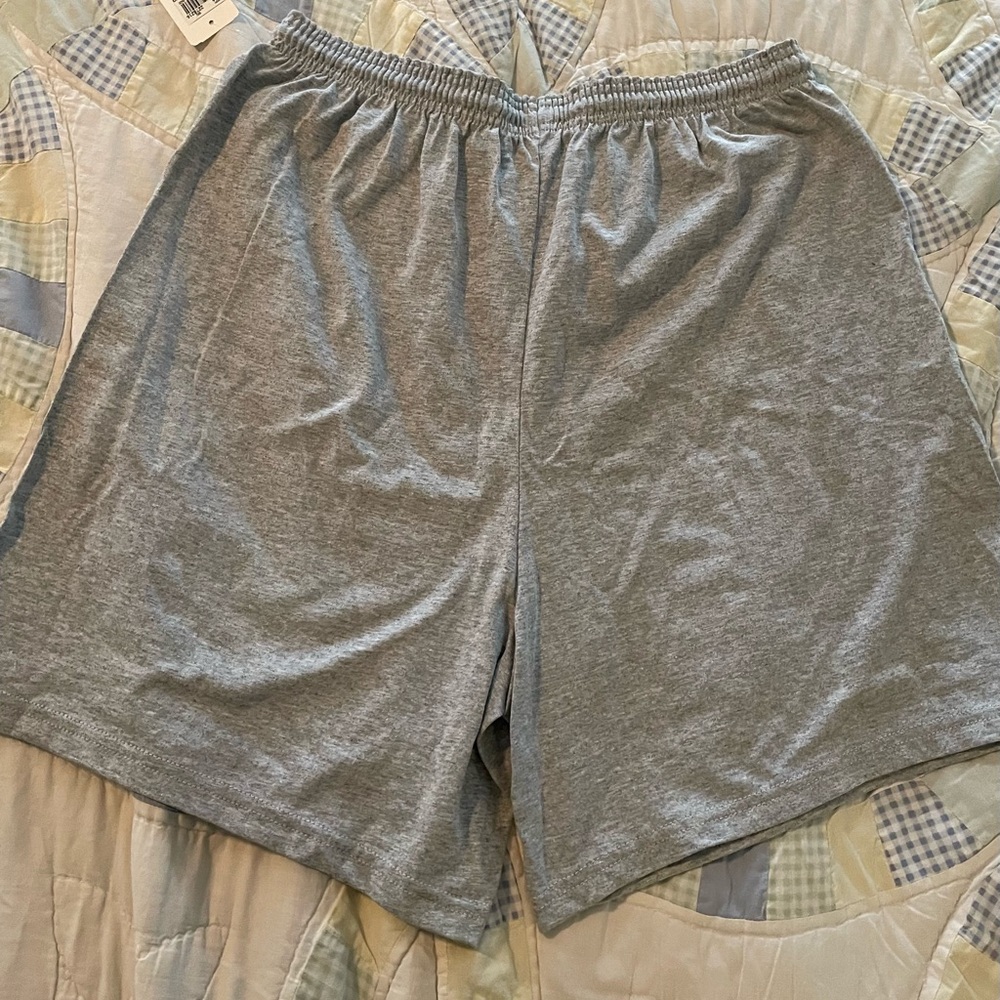 Russell athletic xl shorts in 92 percent cotton 8 percent poly blend.